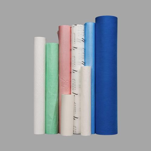 الصين Medical Disposable Bed Sheet Roll 16-23GSM | 1-4 Ply Paper/Paper-Film | Custom Width for Clinic & Hospital الصانع