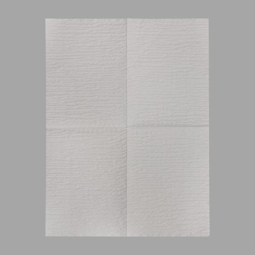 الصين Blue/White Paper Hand Towel 30*40 cm 11.8*15.7 inch  Reinforced Wiper Disposable Scrim Blotting Towel Absorbent Medical Consumables الصانع