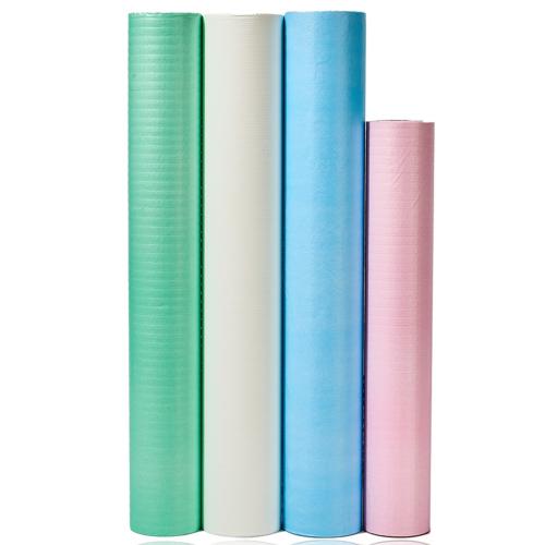 الصين Medical Disposable Bed Sheets Roll Hospital Massage Paper Plus PE Film Cover for Exam Table ISO Certified SPA Couch Paper Rolls الصانع