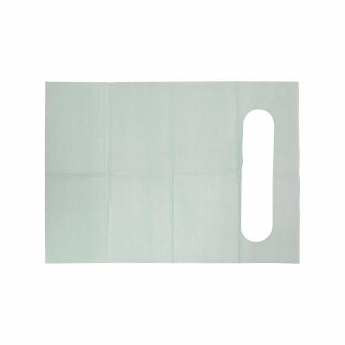 الصين Disposable Baby Bib, Class I Medical Device CE/ISO13485 Certified, Paper + PE Film 24.5*34.5cm with 5.5cm Pocket for Children الصانع