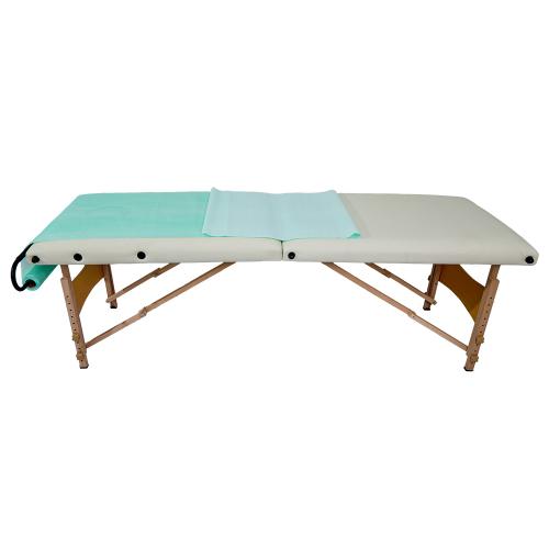 الصين Hospital Outpatient Hand Hygiene Disposable Bed Sheet Roll, CE Certified PP+PE Non-Woven Wipe for Medical Staff الصانع