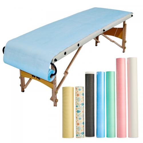 disposable couch roll;waterproof couch roll;PE laminated couch roll;exam table cover roll;medical couch cover roll