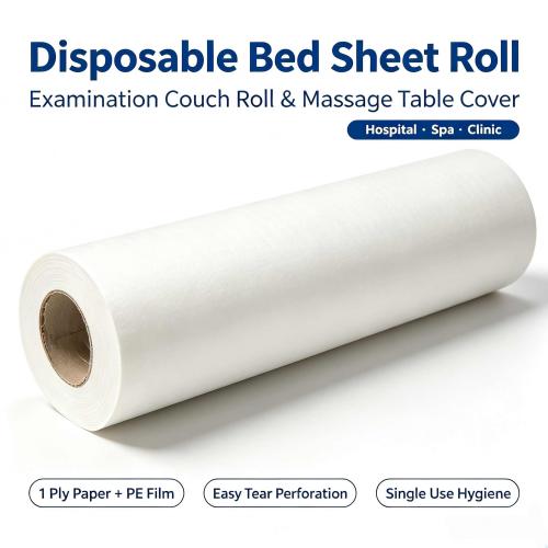 disposable bed sheet roll;disposable couch roll;paper bed sheet roll;waterproof bed sheet roll;massage table paper roll;disposable examination bed roll