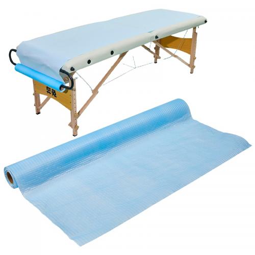 Disposable Bed Sheet Roll;Blue Bed Sheet;disposable medical bed sheet;waterproof examination table cover;disposable massage table sheet;paper PE couch roll