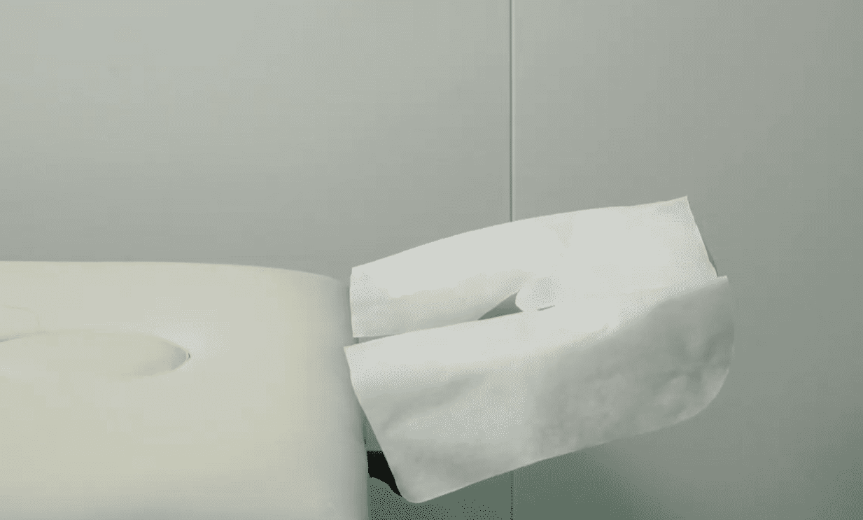 غطاء وجه للاستخدام مرة واحدة من مصنع صيني حاصل على شهادة ISO، غطاء وجه غير منسوج، غطاء تدليك للاستخدام مرة واحدة